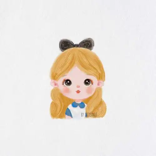 可爱手绘画的微信头像