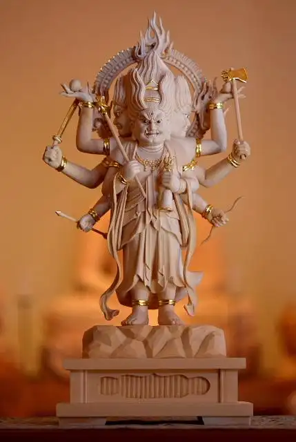 三宝荒神像(さんぽうこうじんぞう) 【三宝荒神】 日本特有の仏神