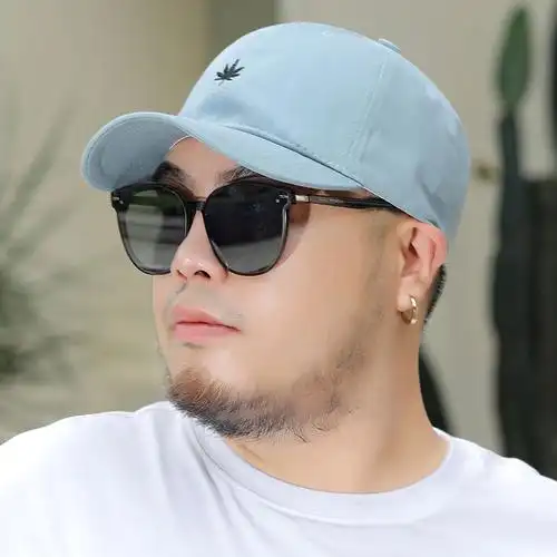 胖子潮流加大鸭舌帽头大适合的帽子akurtz网帽款藏青色标准码5460cm