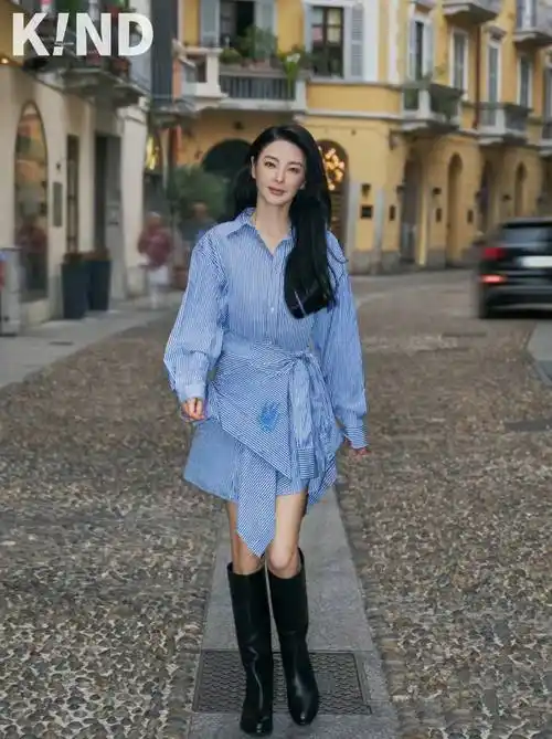 张雨绮身材真敢穿,"花瓶连衣裙"直接穿,小蛮腰太惊艳了_气质_的设计