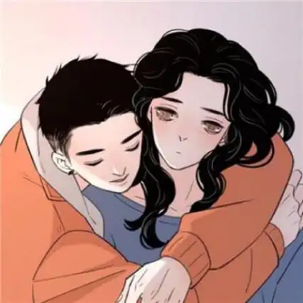 手绘情侣头像一男一女高清