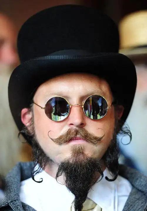 另类的美国胡须锦标赛_文化_腾讯网