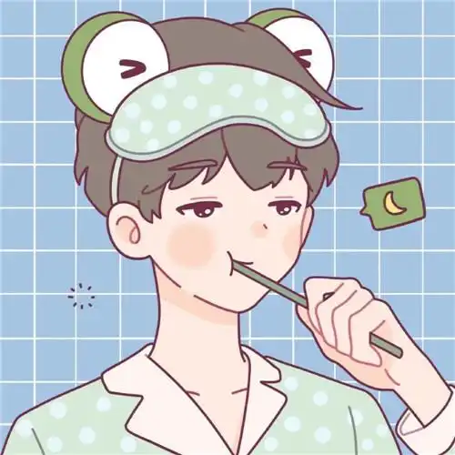 超级可爱呆萌的一左一右情侣头像