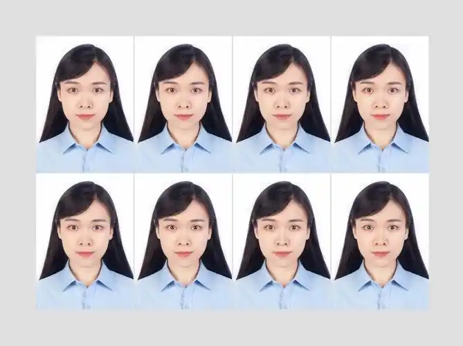 蓝底一寸2寸职业证件照2张券可拍标准结婚证件照  好事成双,拍一张,送