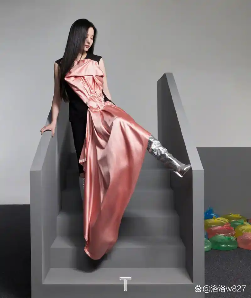 刘亦菲# 刘亦菲2021年tmagazine china九月刊,黑长直yyds