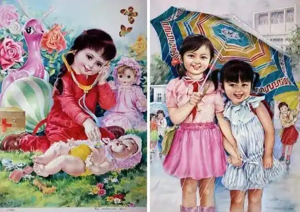 一百多张无水印怀旧年代年画宣传画--命理百科