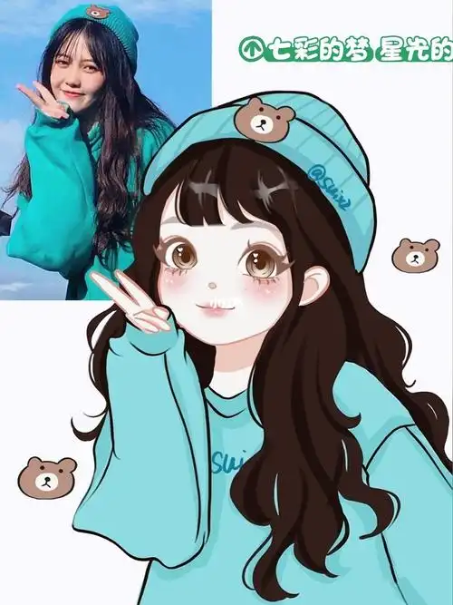 真人照片转漫画脸约稿