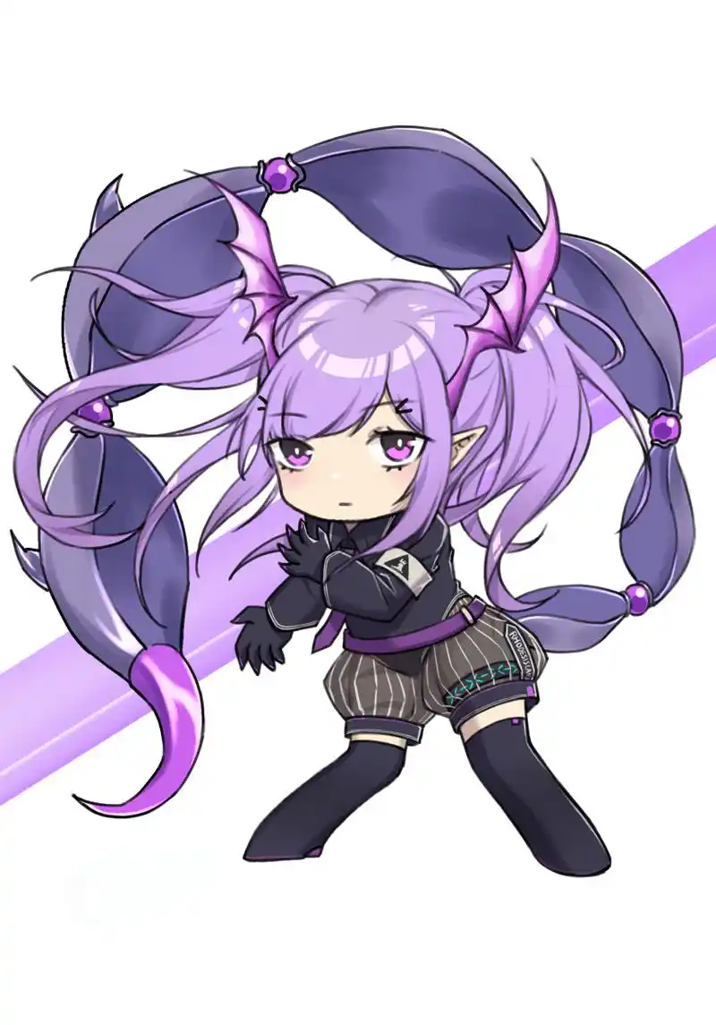 画师:伤寒焓熵,紫毛狮蝎少女#二次元美图# #我爱二次元# #明日方舟