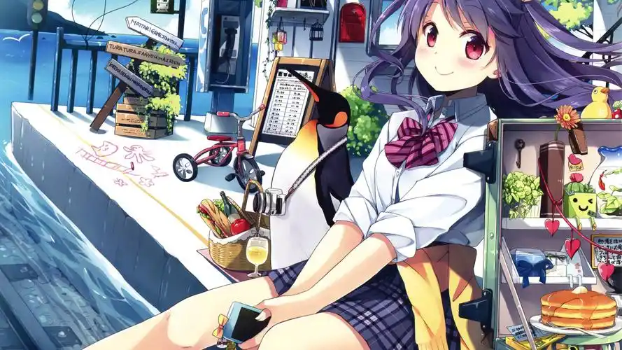 动漫插画唯美少女壁纸126