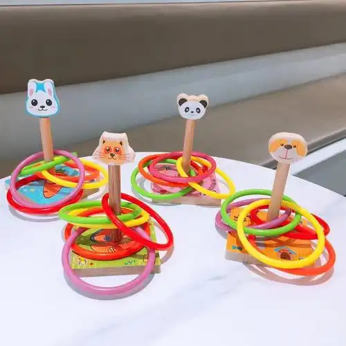 "木制动物套圈圈玩具"来咯99竟然16块钱