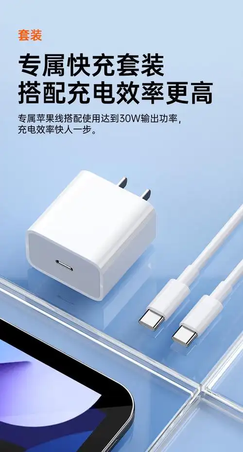 适用原厂ipadpro充电器14快充插头2020适用苹果平板2021新款13专用6