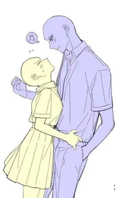 双人模板情侣线稿来啦.||快@你的小姐妹一起画起来吧!9917 - 抖音