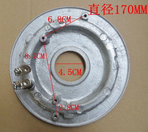 电饭锅插座三脚电饭煲插座三孔电压力锅电源插座铜脚品字形配件