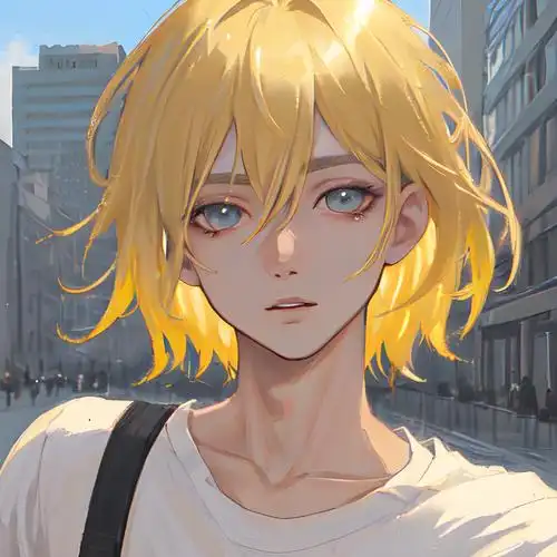 二次元头像男阳光