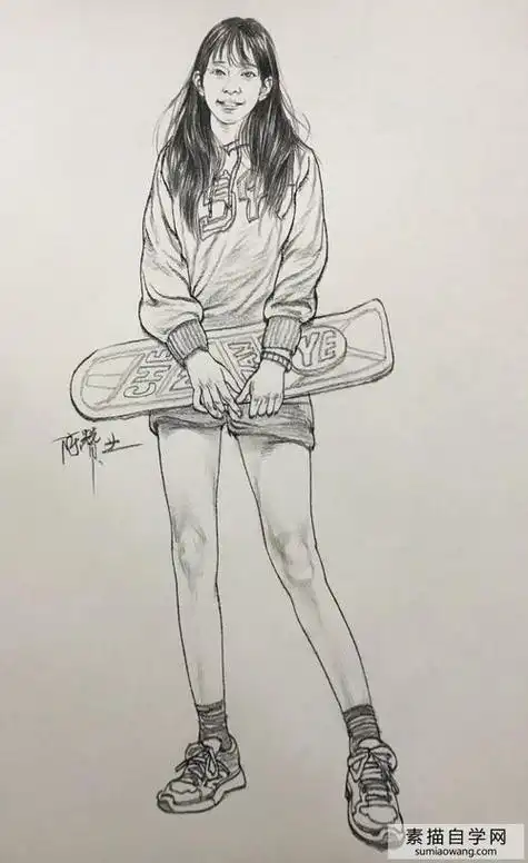 我的简笔画全身