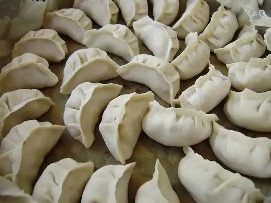 健康主食西红柿鸡蛋蒸饺