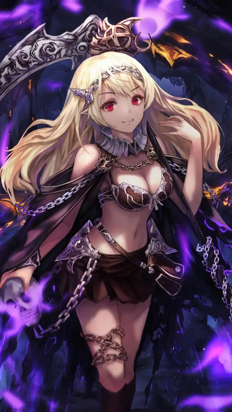 红色眼睛 比基尼动漫少女 4k竖屏手机壁纸2160x3840_手机壁纸图片高清