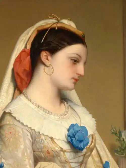 古典油画人物作品及细节