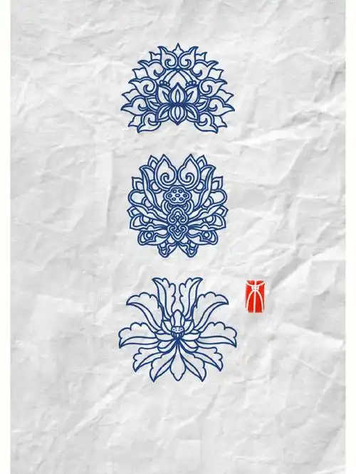 中华瑰宝之传统图案纹样莲花纹二