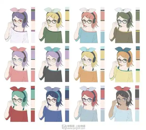 配色练习—人物角色配色提升训练