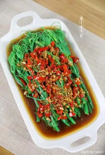 早餐就要吃点青菜,凉拌龙须菜,搭配白粥,味道好,值得收藏