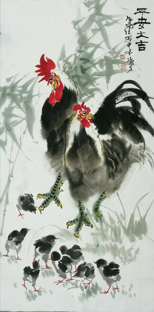 吴德才 【小鸡画作】