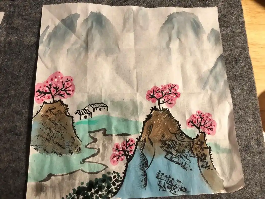 学画第三天:桂林山水95959191 - 抖音