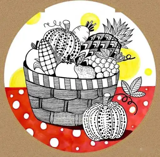 超经典儿童线描范画,每张都是学习的好素材,收藏上课省心啦~_线条