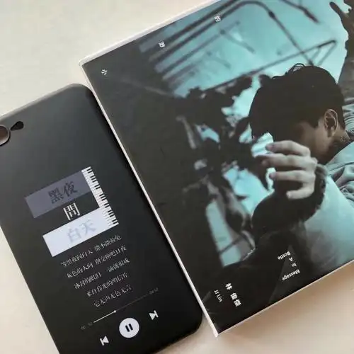 林俊杰黑夜问白天单曲设计的手机壳绝绝子