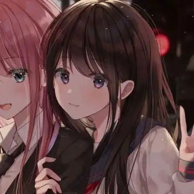 姐妹动漫头像双人,你说你要我的记忆