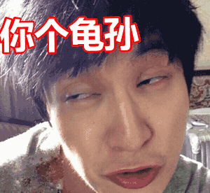 小伙子翻白眼斗图雷人你个龟孙gif动图_动态图_表情包下载_soogif