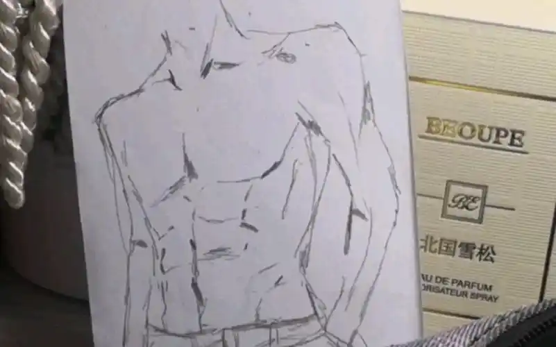 腹肌腹肌(上课摸鱼,画的挺潦草,临摹请告知)尊重每一坨社畜