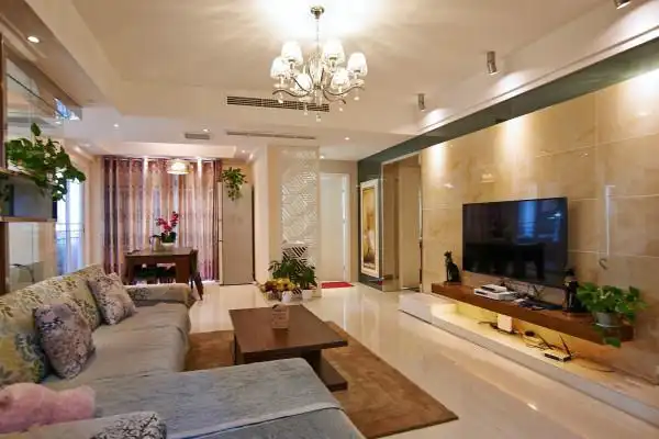 旧房改造 三居 客厅图片来自北京今朝装饰在温馨实用的我的家的分享