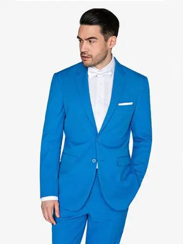 马克西姆西服定制男装品牌2019秋冬天蓝色西装