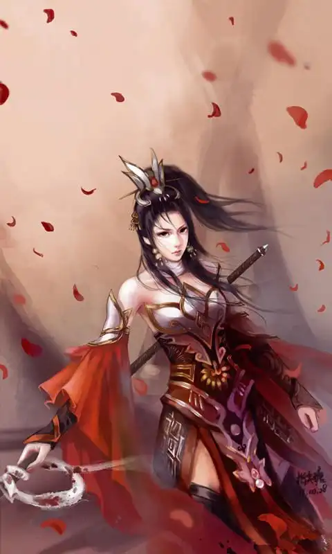 114谁说女子不如男二次元霸气十足的古风女将军组图来袭