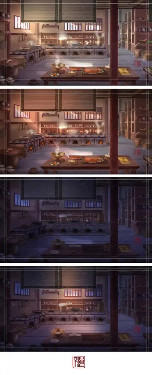 古风宫廷场景|插画|商业插画|槿千 - 原创作品 - 站酷 (zcool)