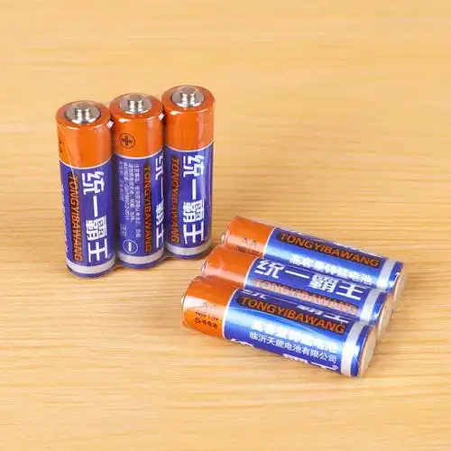 统一霸王电池5号aa儿童玩具7号电池遥控器5号电池配套碳性干电池