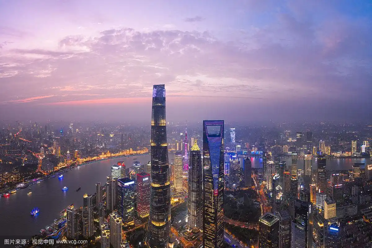 上海城市风光全景图