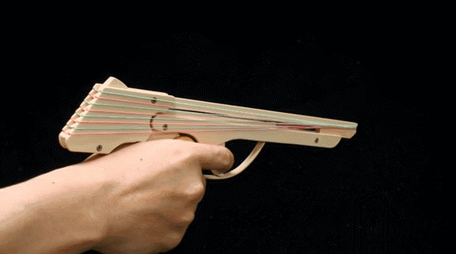 皮筋小手枪进化史花样多得你都想不到