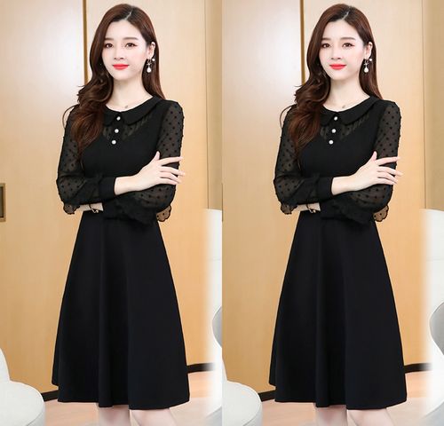 京东商城2022女装新款三十多岁女人穿的气质连衣裙女士春天衣服潮