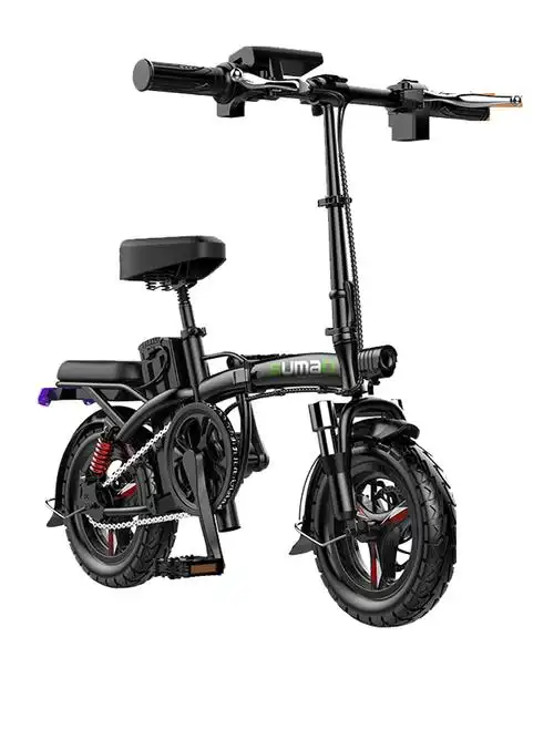 德国名顶折叠电动车小型代驾电动自行车锂电池超轻电瓶车代步单车