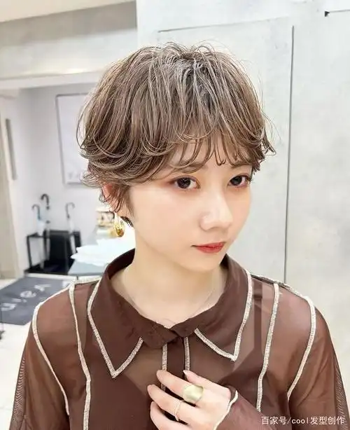 日系短发纹理烫 给你要的时髦感!