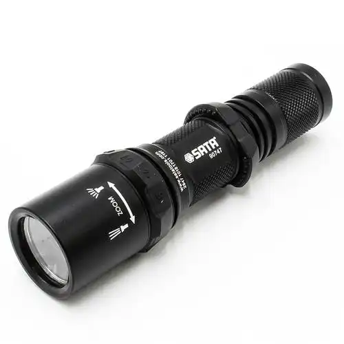 强光sata世达高性能调焦手电筒充电式工作灯聚聚光灯家用工具组套