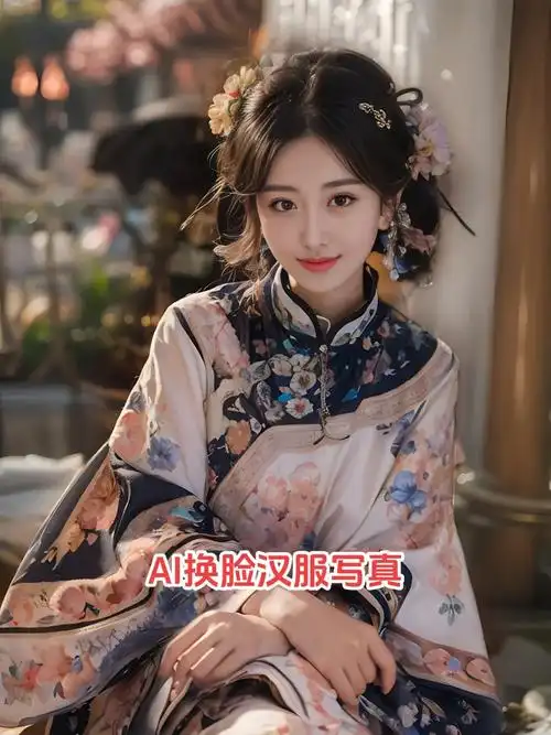 ai换脸 古风汉服写真照 变装古风美人秀 点击左下角小程序免 - 抖音