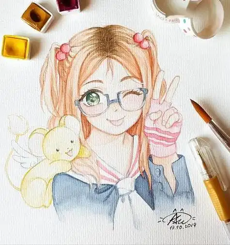 动漫人物画像 动漫人物画像女