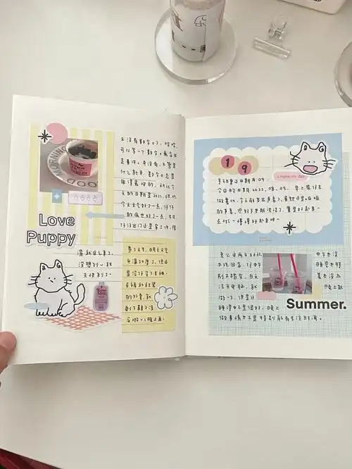 手帐分享你也喜欢充满色彩的手帐吗