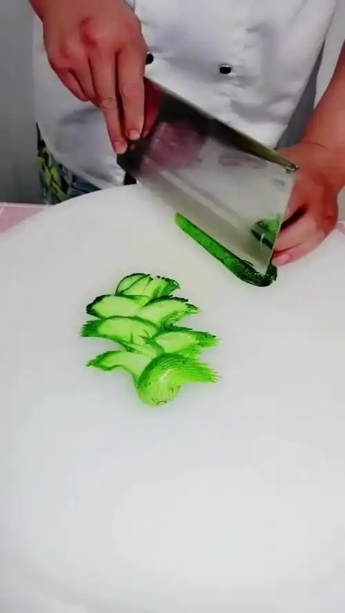 黄瓜的花式切法,好看又好吃