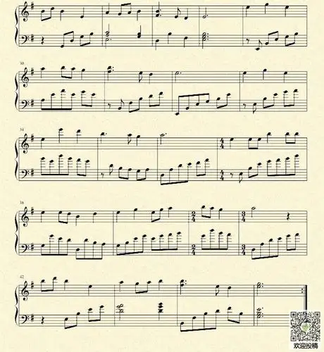 迟志强《铁窗泪》钢琴谱带左右手指法