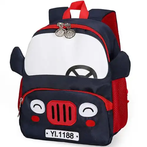 monerffi 2019 school bags boy children schoolbag 3d cartoon car