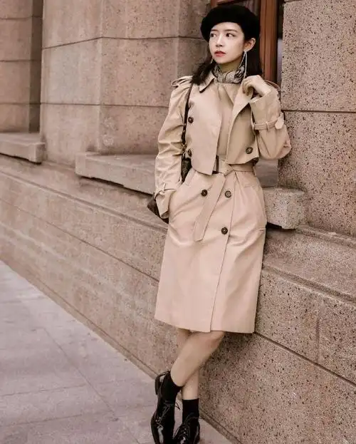中长款风衣怎么搭配好看(几个技巧改变驾驭不了风衣)
